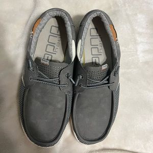 Men’s Blue and Gray Hey Dudes